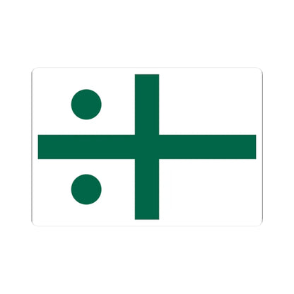 Rank flag of the South African Navy - Rear Admiral 1981-1994 (South Africa) STICKER Vinyl Kiss-Cut Decal 2 Inch White - The Sticker Space