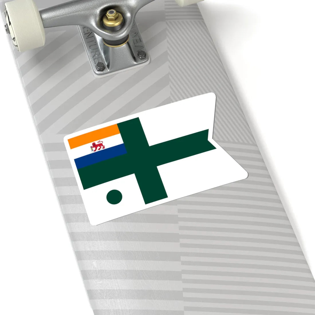 Rank flag of the South African Navy - Vice Admiral 1952-1959 (South Africa) STICKER Vinyl Kiss-Cut Decal - The Sticker Space