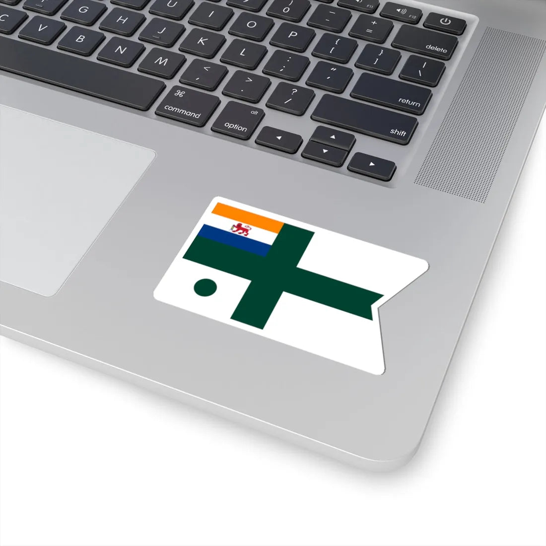 Rank flag of the South African Navy - Vice Admiral 1952-1959 (South Africa) STICKER Vinyl Kiss-Cut Decal - The Sticker Space