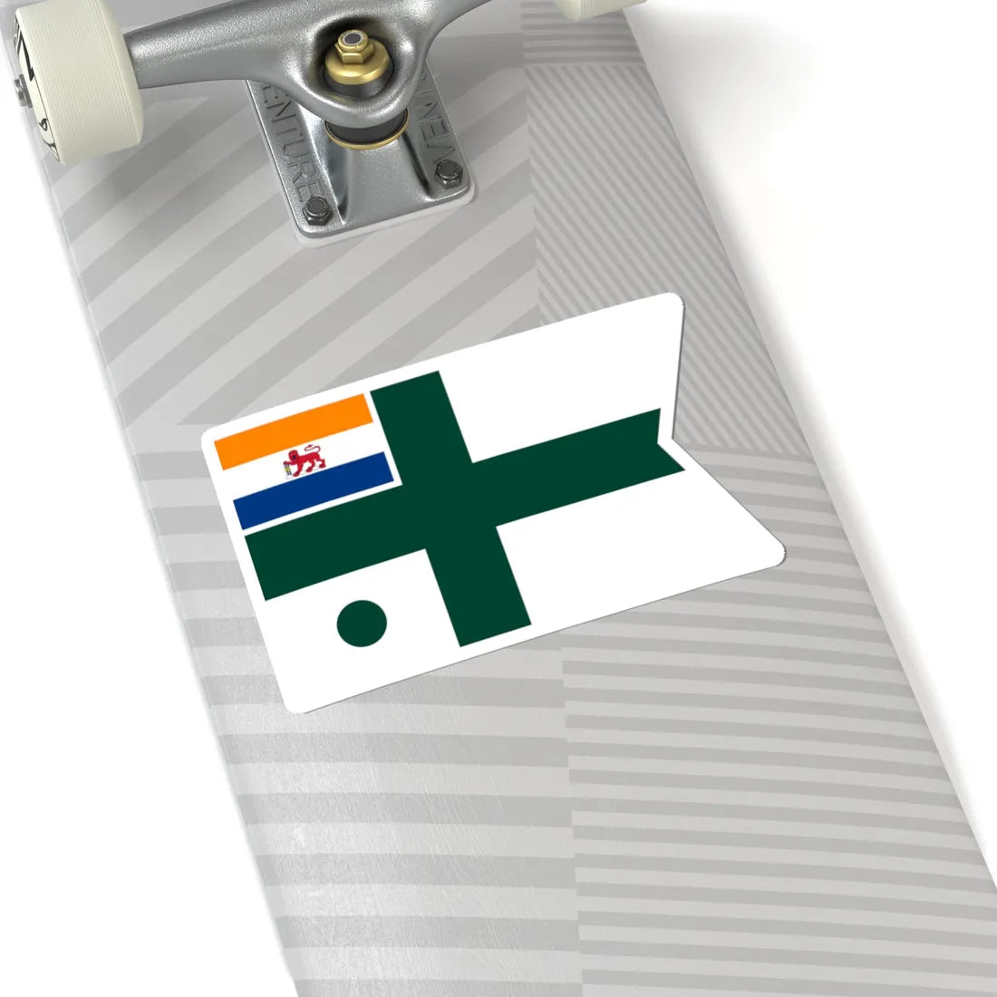 Rank flag of the South African Navy - Vice Admiral 1959-1972 (South Africa) STICKER Vinyl Kiss-Cut Decal - The Sticker Space