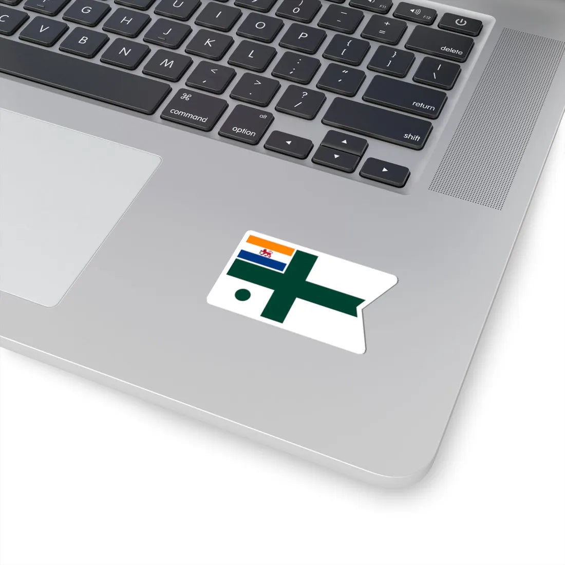 Rank flag of the South African Navy - Vice Admiral 1959-1972 (South Africa) STICKER Vinyl Kiss-Cut Decal - The Sticker Space