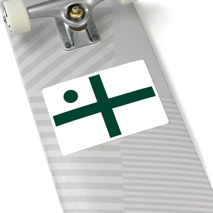 Rank flag of the South African Navy - Vice Admiral 1972-1981 (South Africa) STICKER Vinyl Kiss-Cut Decal - The Sticker Space