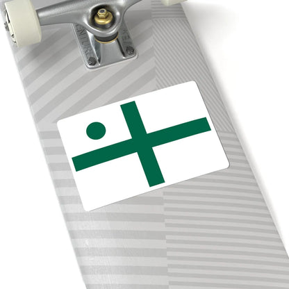Rank flag of the South African Navy - Vice Admiral 1981-1994 (South Africa) STICKER Vinyl Kiss-Cut Decal - The Sticker Space