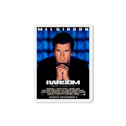 Ransom 1996 Movie Poster Die-Cut Magnet-3" x 3"-The Sticker Space