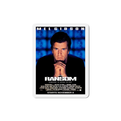 Ransom 1996 Movie Poster Die-Cut Magnet-4" x 4"-The Sticker Space