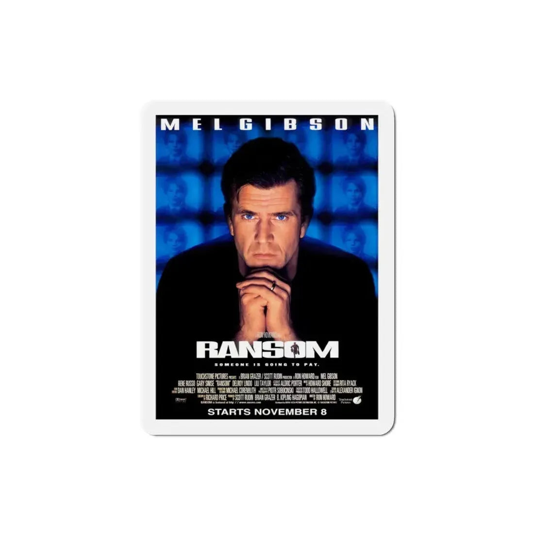 Ransom 1996 Movie Poster Refrigerator Magnet 3 Inch - The Sticker Space