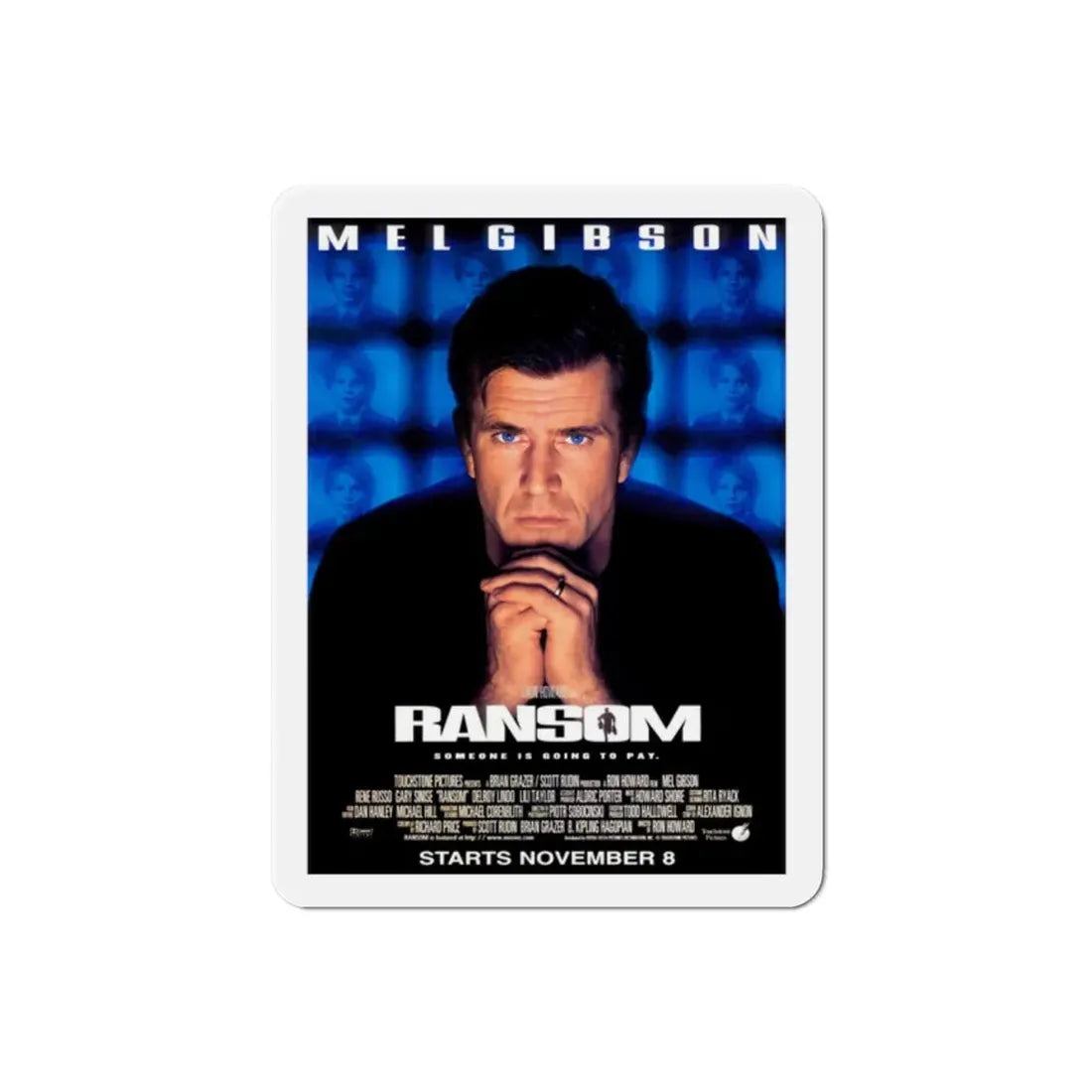 Ransom 1996 Movie Poster Refrigerator Magnet - The Sticker Space