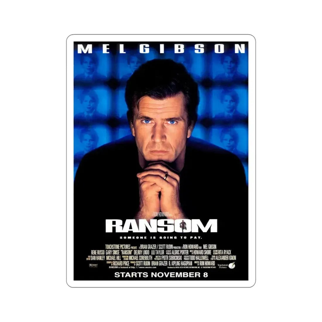 Ransom 1996 Movie Poster STICKER Vinyl Die-Cut Decal 5 Inch - The Sticker Space