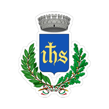 Ranzo-Stemma (Italy) (Coat of Arms) STICKER Vinyl Kiss-Cut Decal 6 Inch White - The Sticker Space