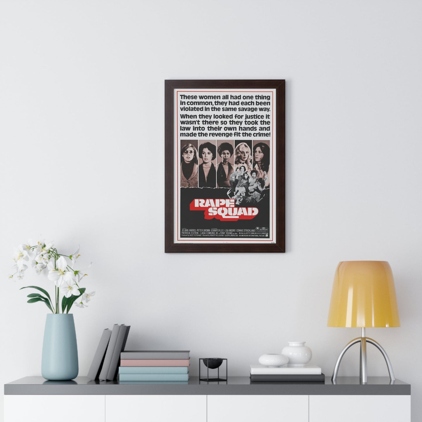 RAPE SQUAD 1974 - Framed Movie Poster-The Sticker Space