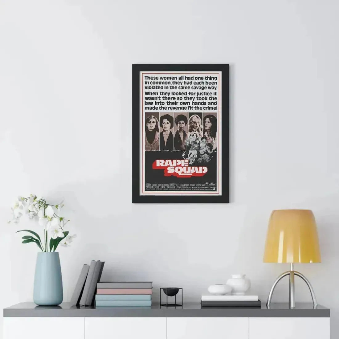 RAPE SQUAD 1974 - Framed Movie Poster - The Sticker Space