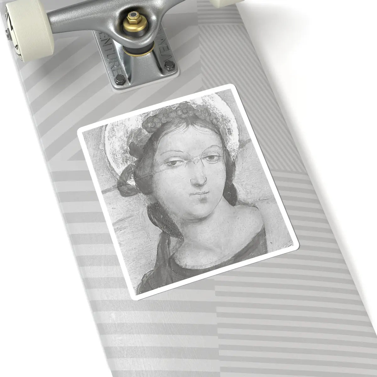 SKU:TSS-STICK-RPHRFF-6X6-4 Sizes:6" × 6" Types:White