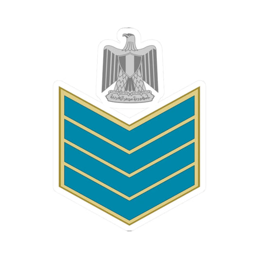 Raqib Awwal   Egyptian Air Force (Egypt) (Military Rank) STICKER Vinyl Kiss-Cut Decal 2 Inch White - The Sticker Space