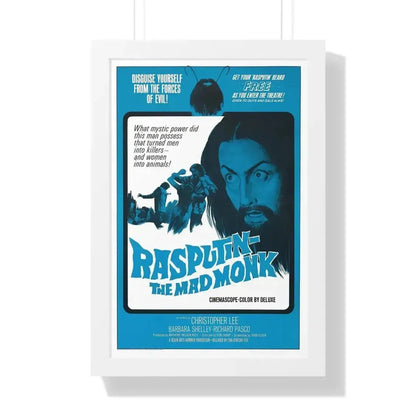 RASPUTIN THE MAD MONK 1966 - Framed Movie Poster 16″ x 24″ White - The Sticker Space