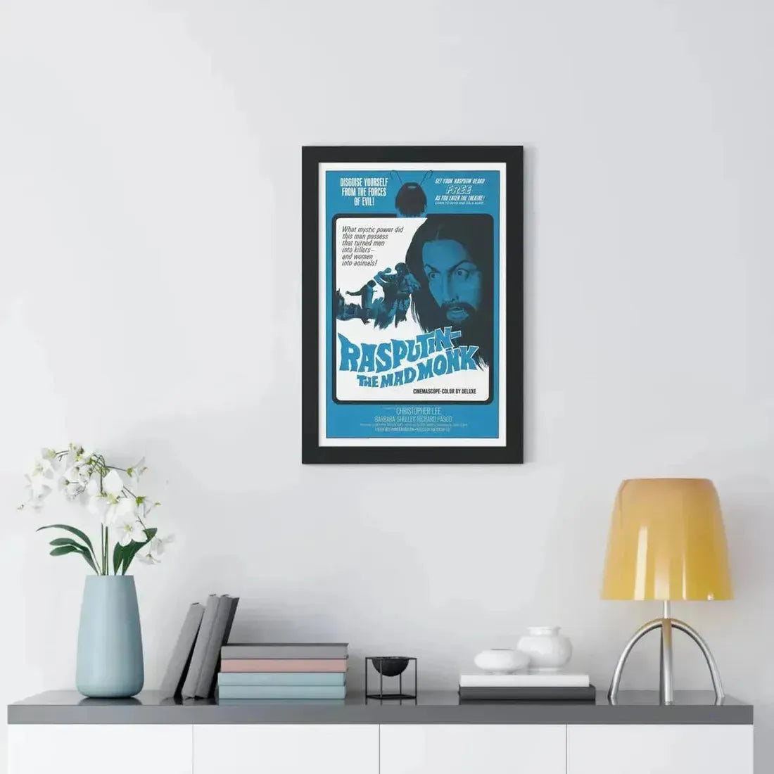 RASPUTIN THE MAD MONK 1966 - Framed Movie Poster - The Sticker Space