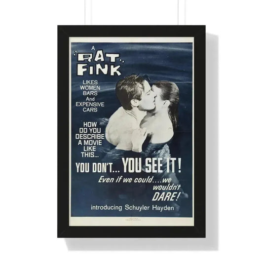 RAT PFINK A BOO BOO 1966 - Framed Movie Poster 16″ x 24″ Black - The Sticker Space