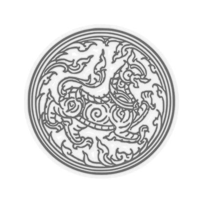 Ratchasi Seal (Thailand) STICKER Vinyl Kiss-Cut Decal 2 Inch Transparent - The Sticker Space