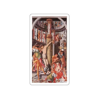RATGEB, Jorg - Flagellation of Christ (Artwork) STICKER Vinyl Die-Cut Decal White Die-Cut 6 Inch - The Sticker Space