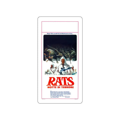 RATS NIGHT OF TERROR 1984 Movie Poster STICKER Vinyl Die-Cut Decal 2 Inch - The Sticker Space