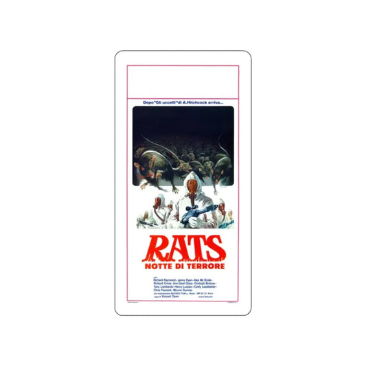 RATS NIGHT OF TERROR 1984 Movie Poster STICKER Vinyl Die-Cut Decal 2 Inch - The Sticker Space