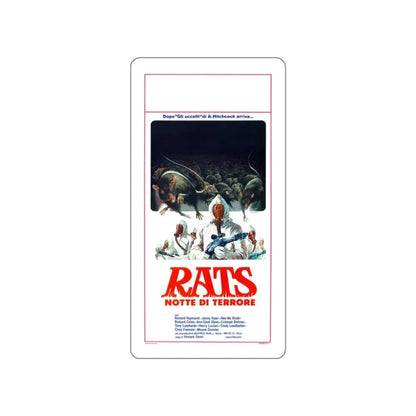 RATS NIGHT OF TERROR 1984 Movie Poster STICKER Vinyl Die-Cut Decal 3 Inch - The Sticker Space