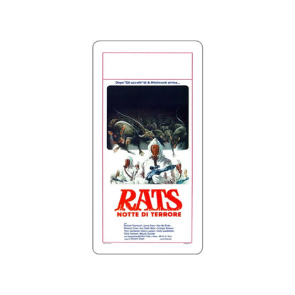 RATS NIGHT OF TERROR 1984 Movie Poster STICKER Vinyl Die-Cut Decal - The Sticker Space