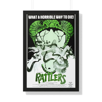 RATTLERS 1976 - Framed Movie Poster - The Sticker Space