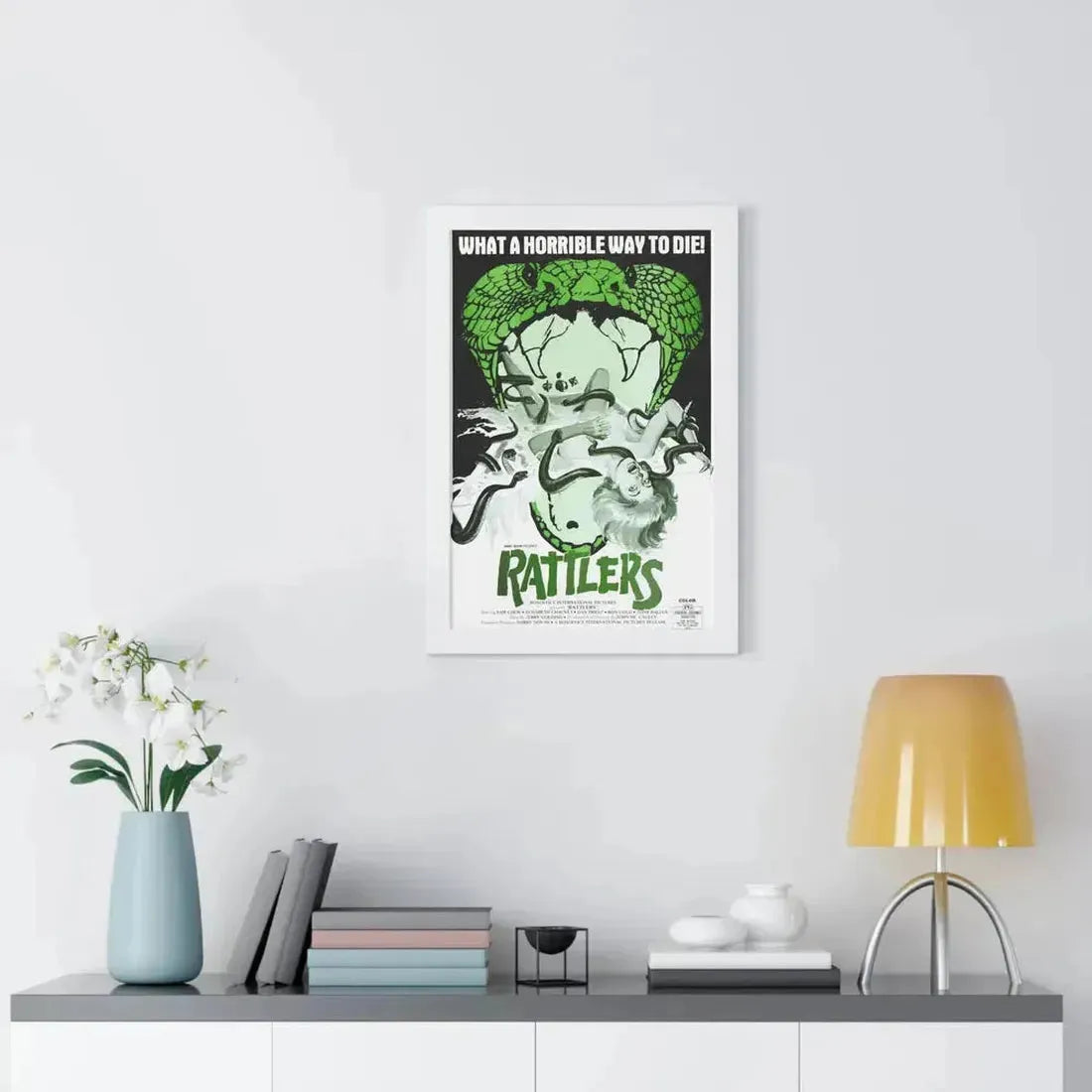 RATTLERS 1976 - Framed Movie Poster - The Sticker Space