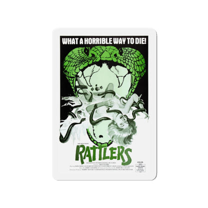 RATTLERS 1976 Movie Poster - Refrigerator Magnet-3" x 3"-The Sticker Space