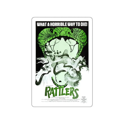 RATTLERS 1976 Movie Poster STICKER Vinyl Die-Cut Decal 3 Inch - The Sticker Space