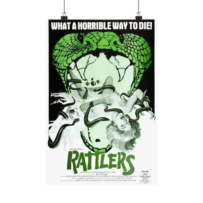RATTLERS 1976 - Paper Movie Poster 12″ x 18″ Matte - The Sticker Space