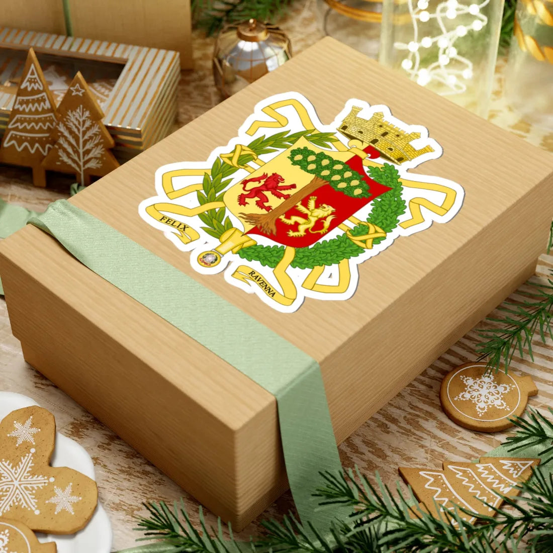 Ravenna-Stemma (Italy) (Coat of Arms) STICKER Vinyl Kiss-Cut Decal - The Sticker Space