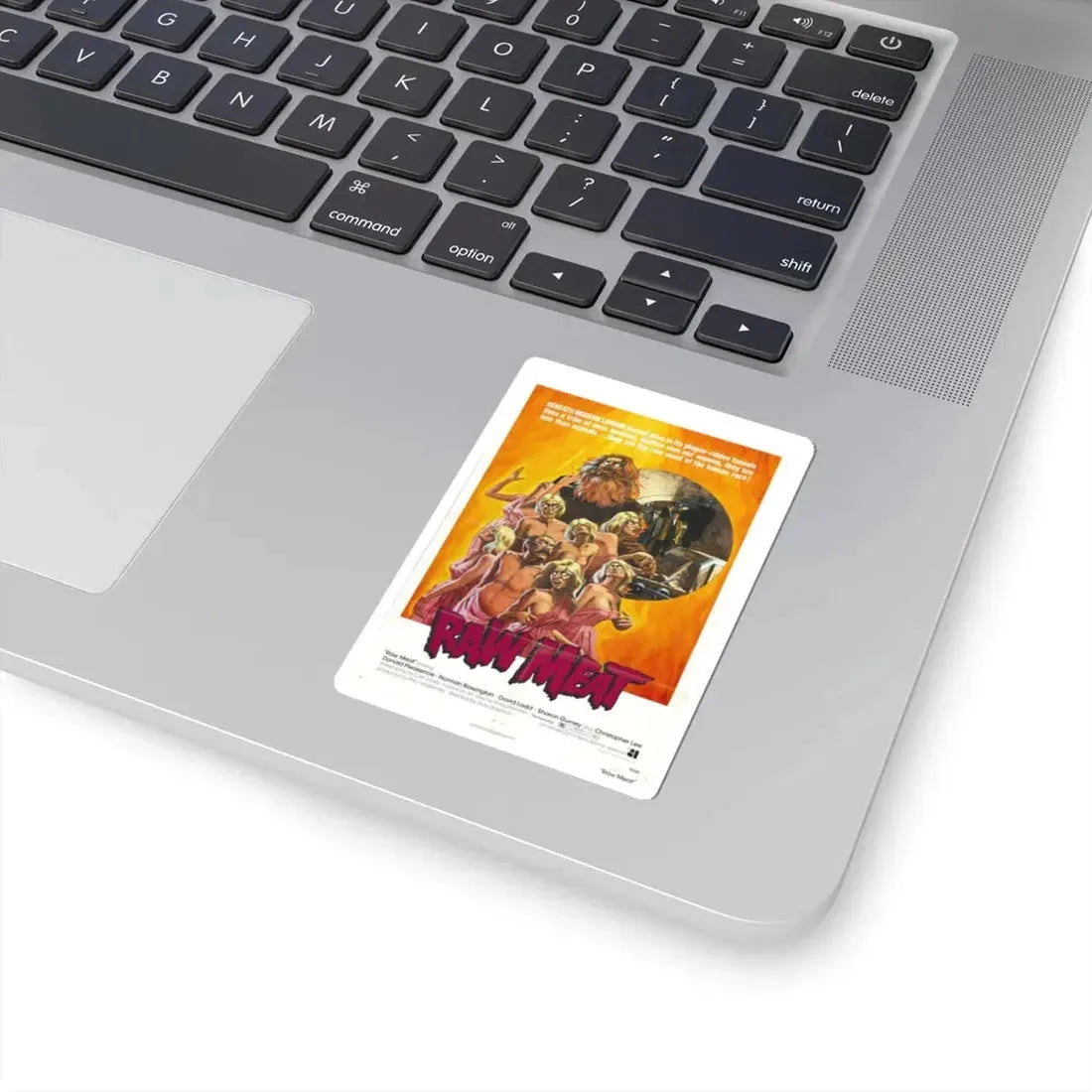 Raw Meat 1972 Movie Poster - STICKER Vinyl Kiss-Cut Decal - The Sticker Space