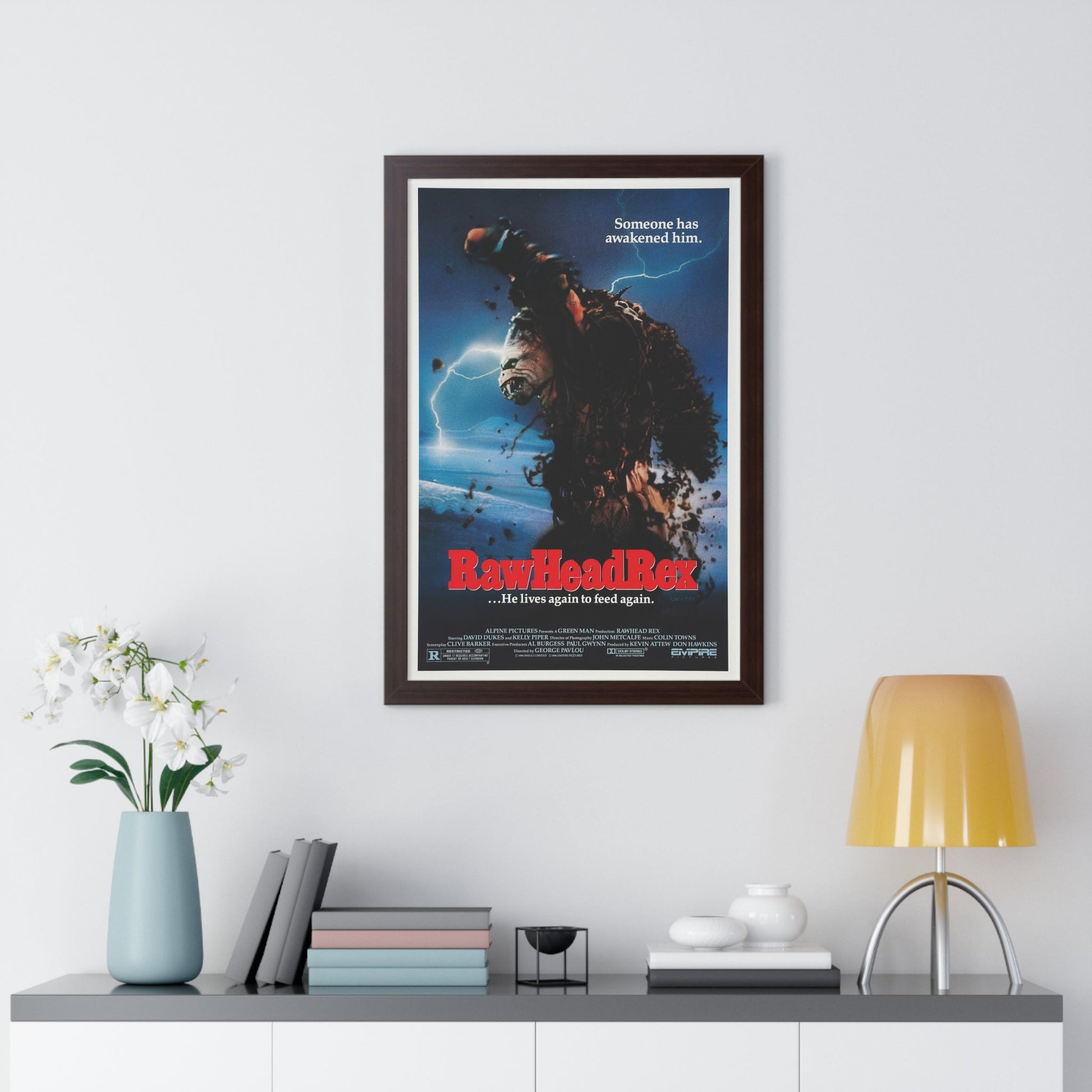 RAWHEAD REX 1986 - Framed Movie Poster-The Sticker Space