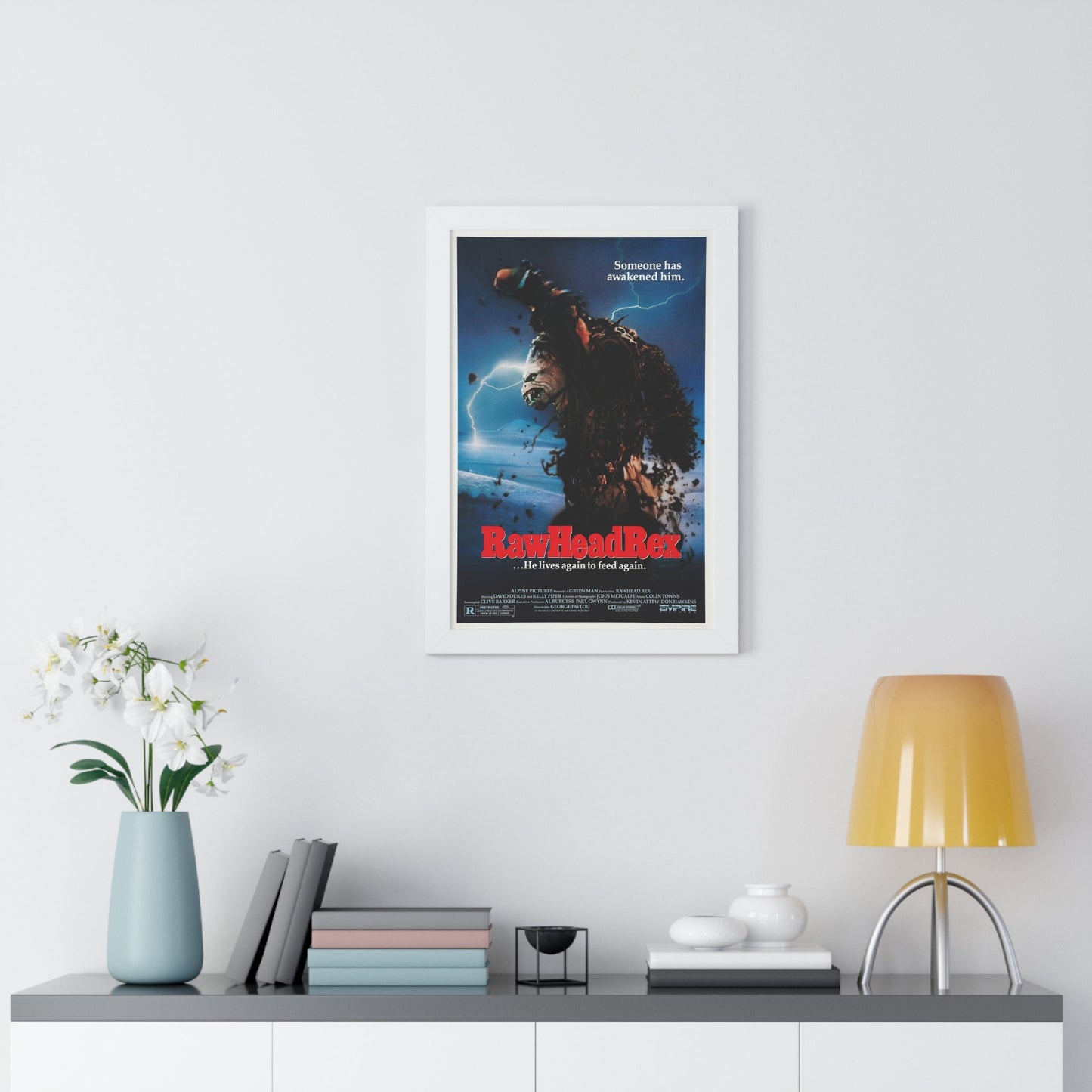 RAWHEAD REX 1986 - Framed Movie Poster-The Sticker Space