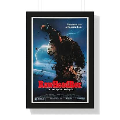RAWHEAD REX 1986 - Framed Movie Poster 16″ x 24″ Black - The Sticker Space