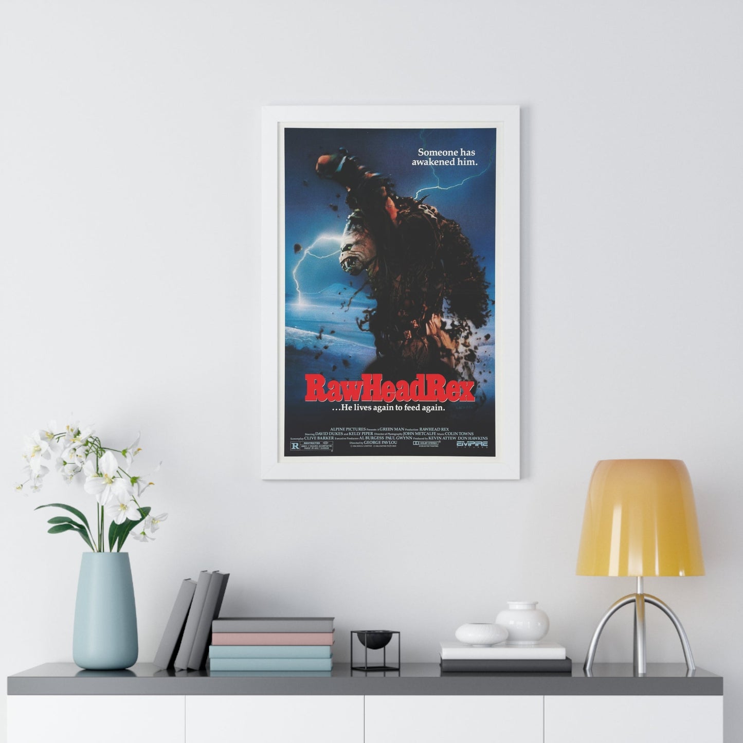 RAWHEAD REX 1986 - Framed Movie Poster-The Sticker Space