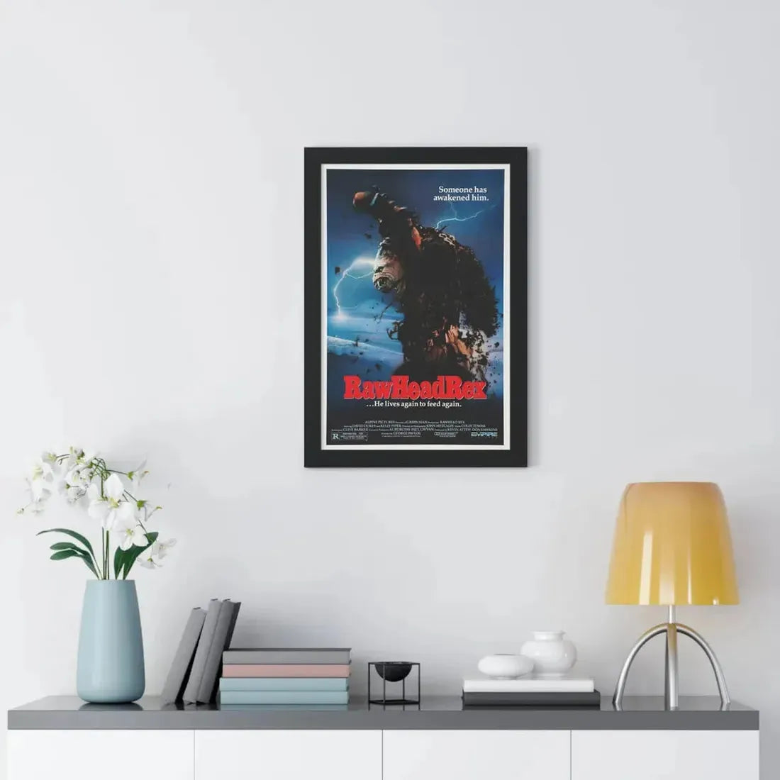 RAWHEAD REX 1986 - Framed Movie Poster - The Sticker Space