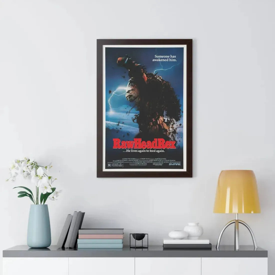 RAWHEAD REX 1986 - Framed Movie Poster - The Sticker Space