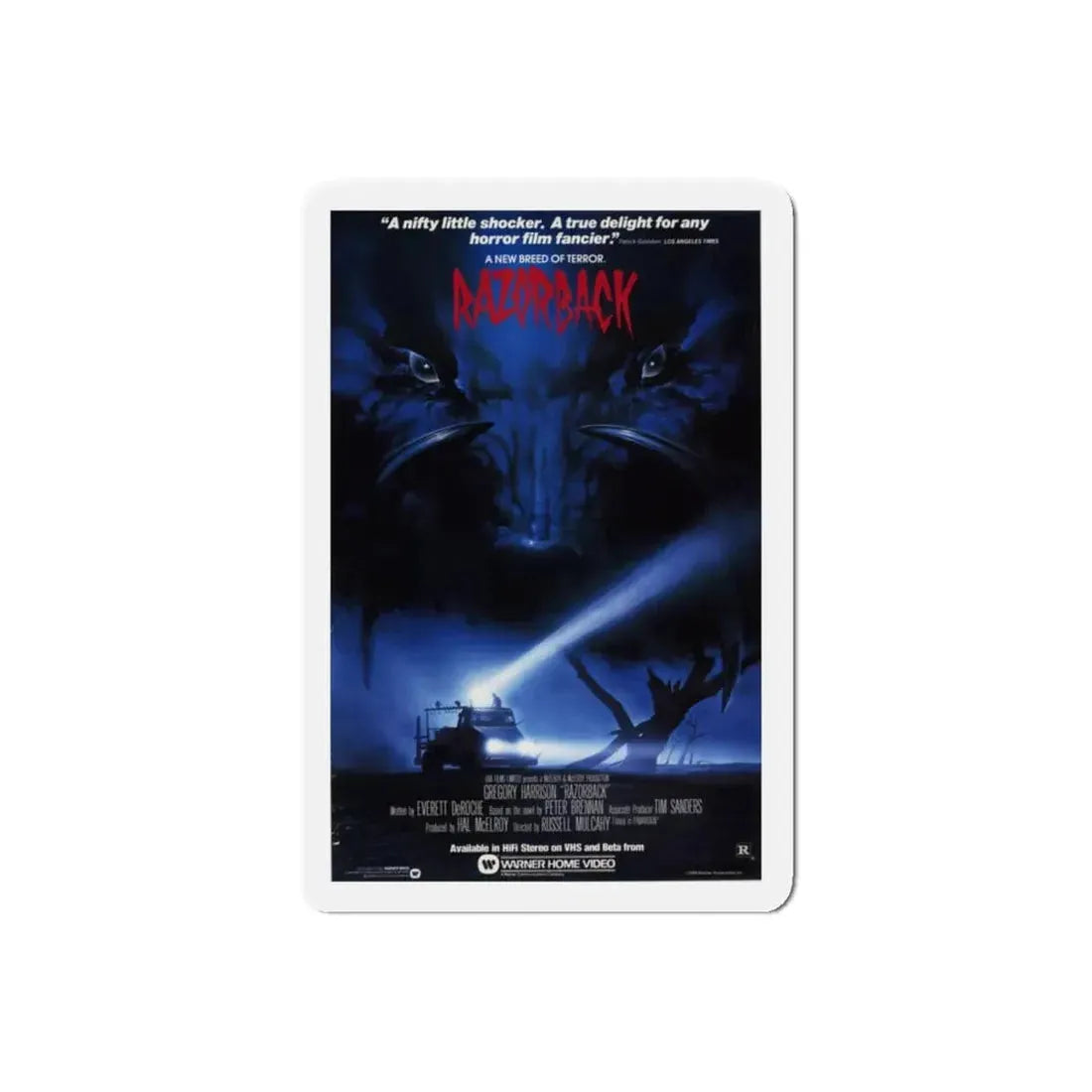 RAZORBACK 1984 Movie Poster - Refrigerator Magnet - The Sticker Space