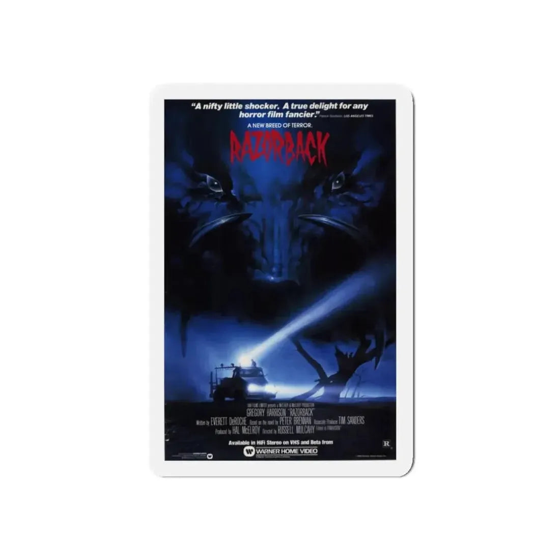 RAZORBACK 1984 Movie Poster - Refrigerator Magnet - The Sticker Space