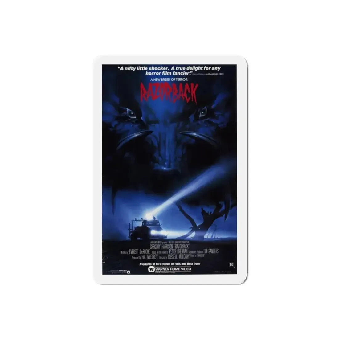 RAZORBACK 1984 Movie Poster - Refrigerator Magnet - The Sticker Space