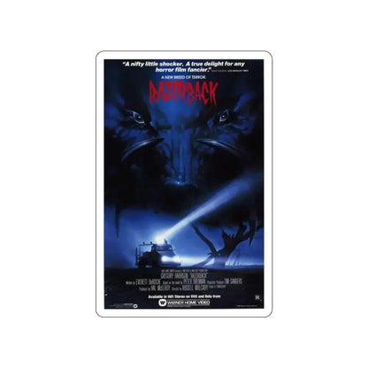 RAZORBACK 1984 Movie Poster STICKER Vinyl Die-Cut Decal 3 Inch - The Sticker Space