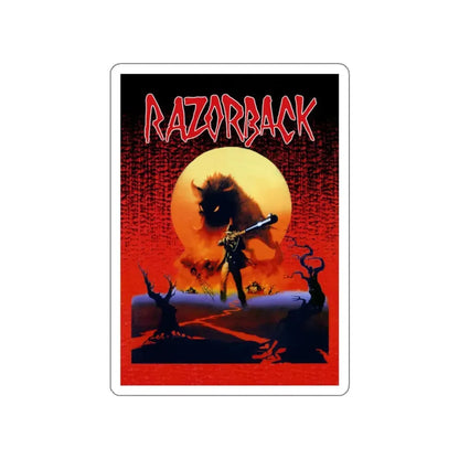 RAZORBACK (2) 1984 Movie Poster STICKER Vinyl Die-Cut Decal 3 Inch - The Sticker Space