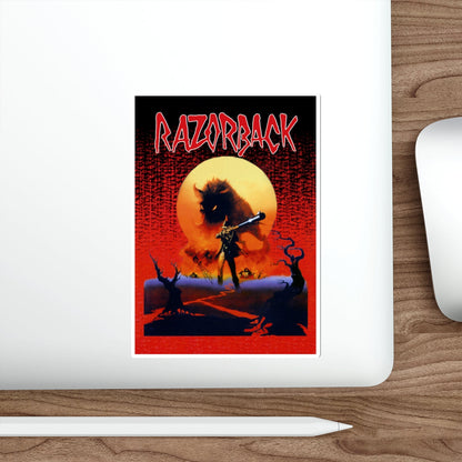 RAZORBACK (2) 1984 Movie Poster STICKER Vinyl Die-Cut Decal-The Sticker Space