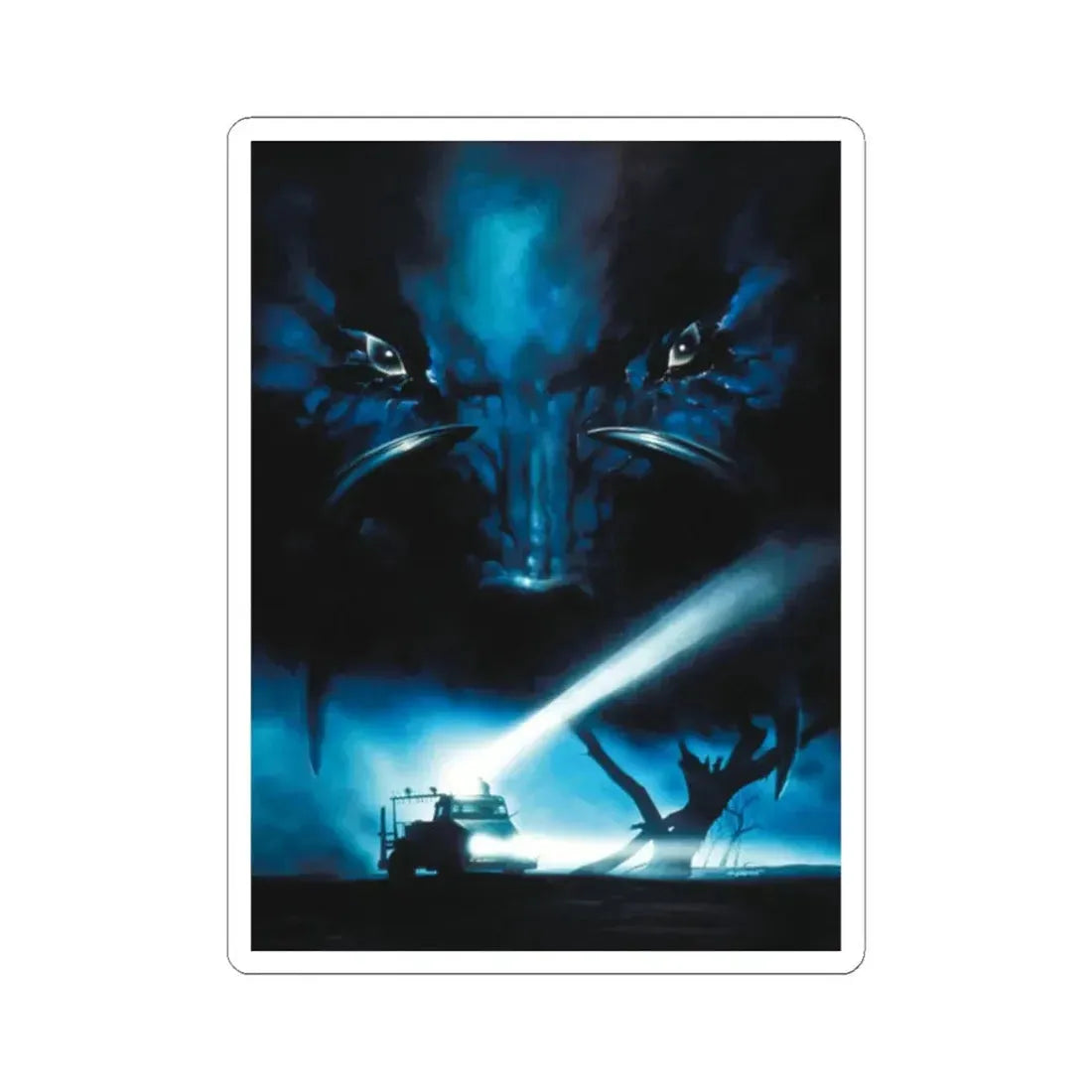 RAZORBACK (3) 1984 Movie Poster - STICKER Vinyl Kiss-Cut Decal 2 Inch White - The Sticker Space