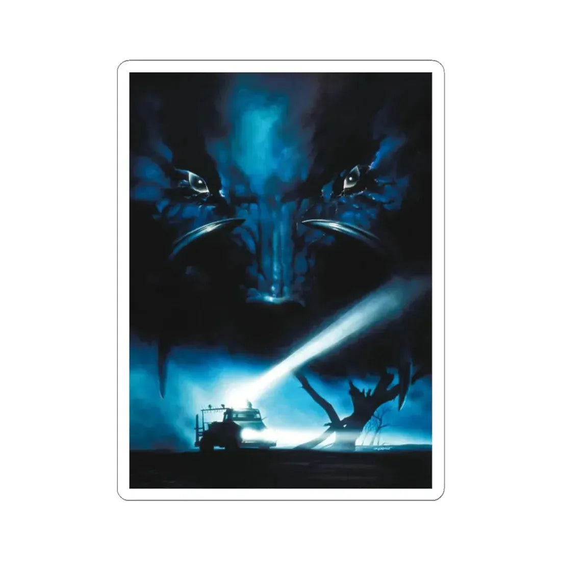 RAZORBACK (3) 1984 Movie Poster - STICKER Vinyl Kiss-Cut Decal 3 Inch White - The Sticker Space