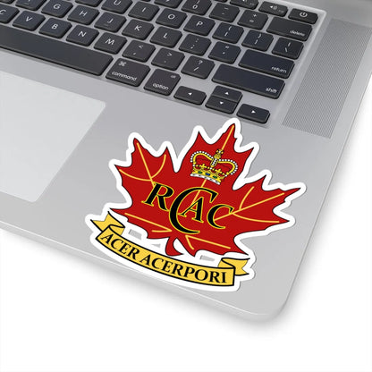 RCACC Badge (Canada) (Coat of Arms) STICKER Vinyl Kiss-Cut Decal - The Sticker Space