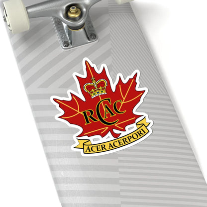 RCACC Badge (Canada) (Coat of Arms) STICKER Vinyl Kiss-Cut Decal - The Sticker Space