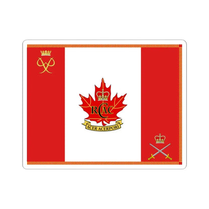 RCACC Camp Flag (Canada) STICKER Vinyl Kiss-Cut Decal 2 Inch White - The Sticker Space